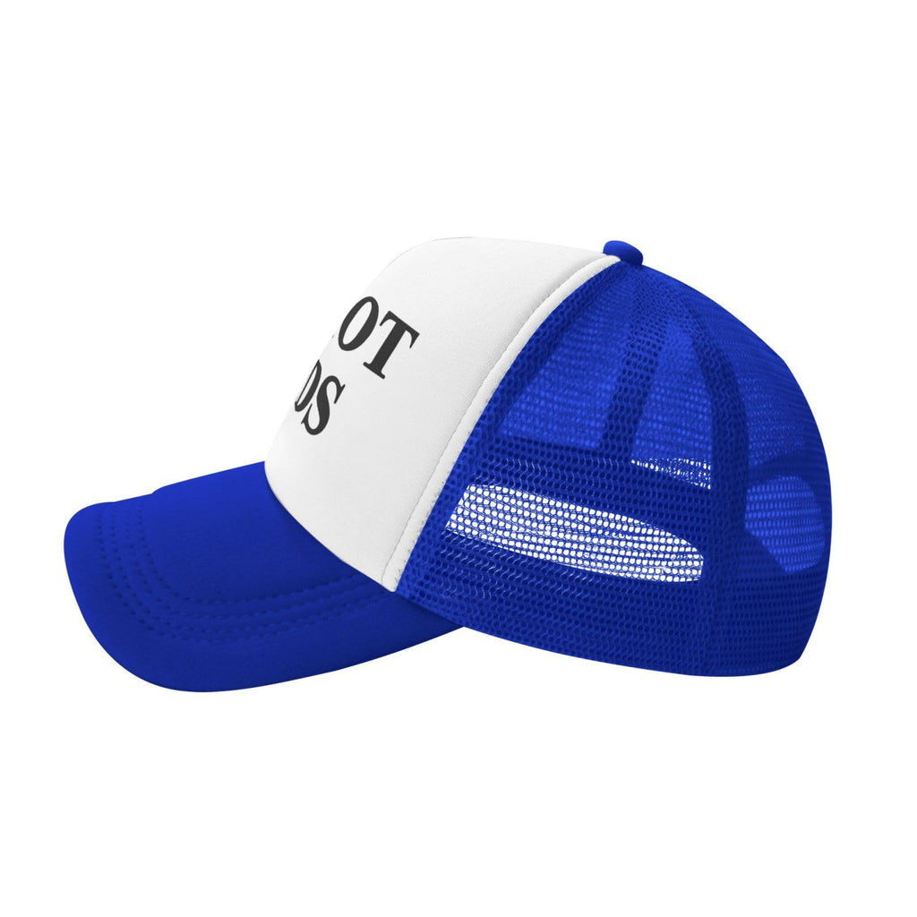 I Love Heart Hot Dads Funny Gag Trucker Hat for Adult Humor