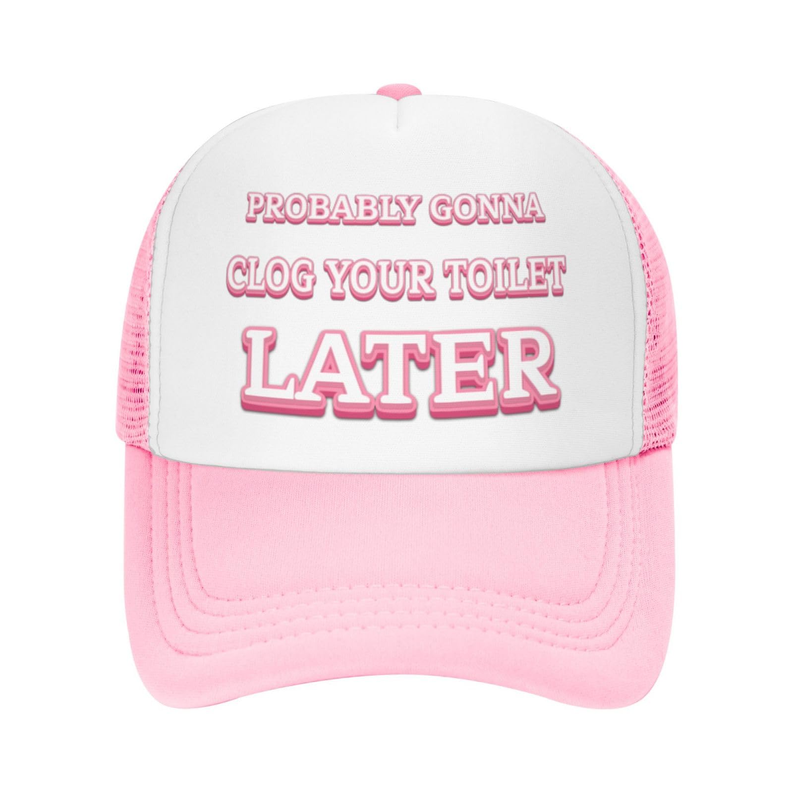 Funny Trucker Hats-Lightweight and Breathable Polyester Mesh Baseball Cap, Adjustable Fit Fishing Black Hat