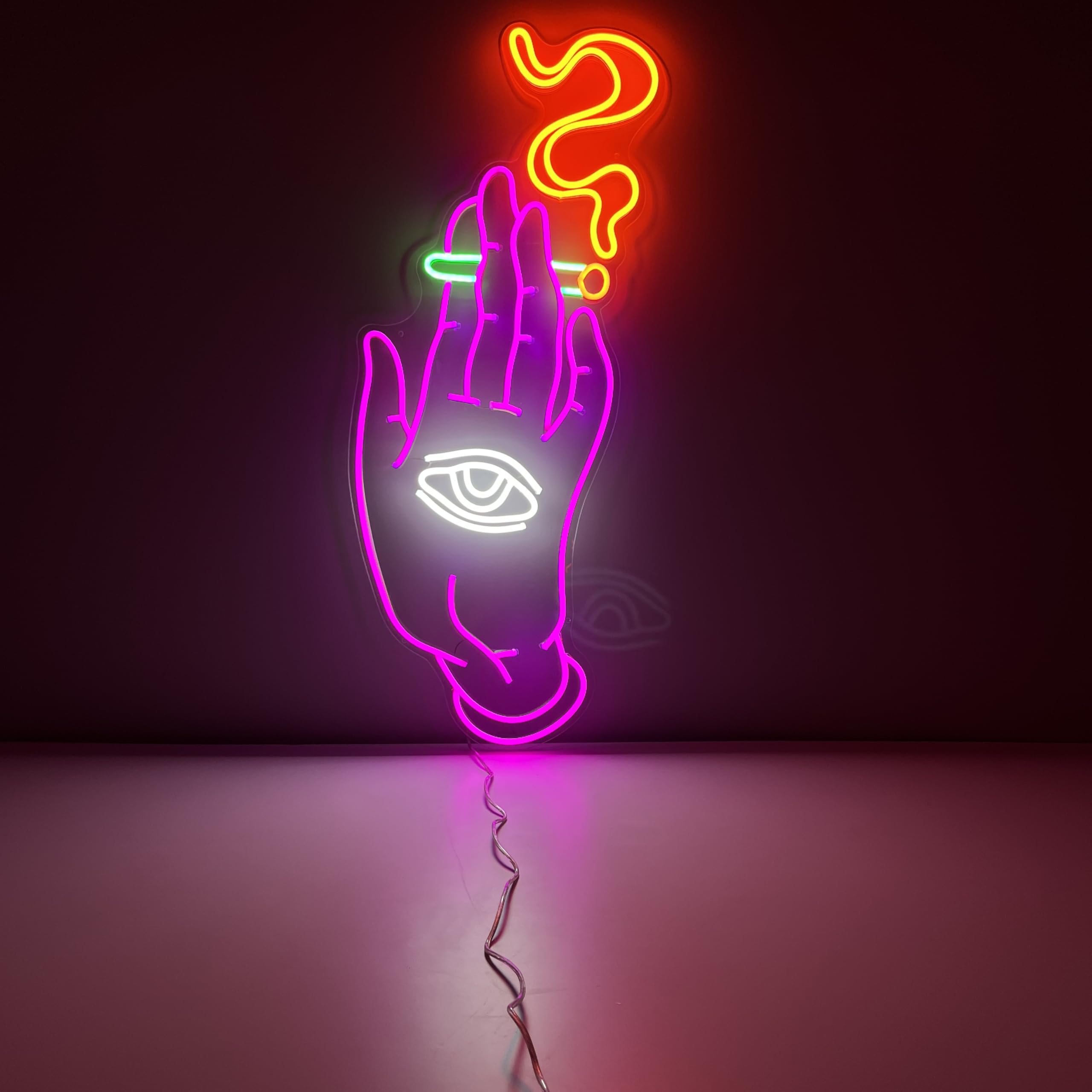 Neon Signs for Wall Decor,Light Up signs for Bedroom Game Room Party Club Decor,Battery box or USB Powered (Style A)