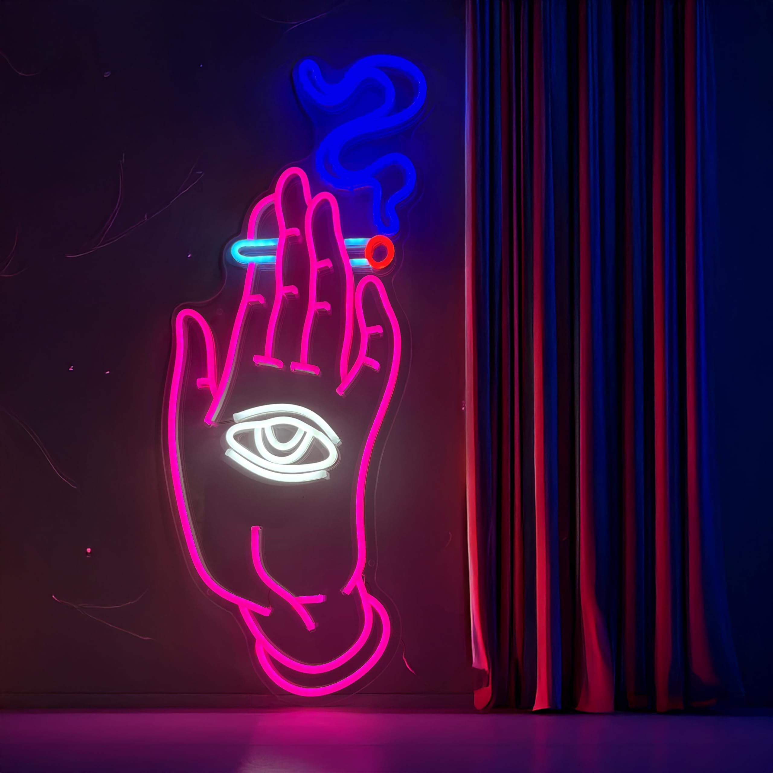 Neon Signs for Wall Decor,Light Up signs for Bedroom Game Room Party Club Decor,Battery box or USB Powered (Style A)