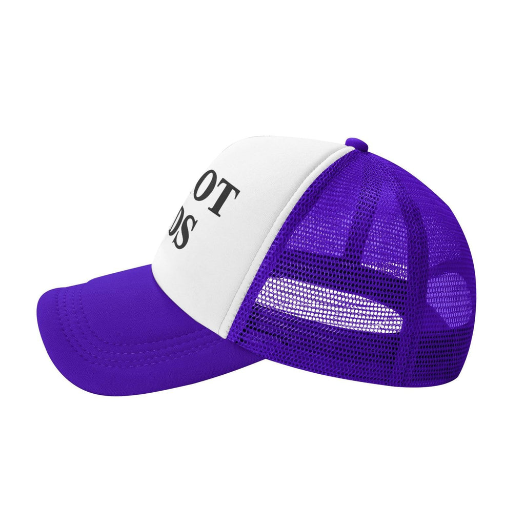 I Love Heart Hot Dads Funny Gag Trucker Hat for Adult Humor