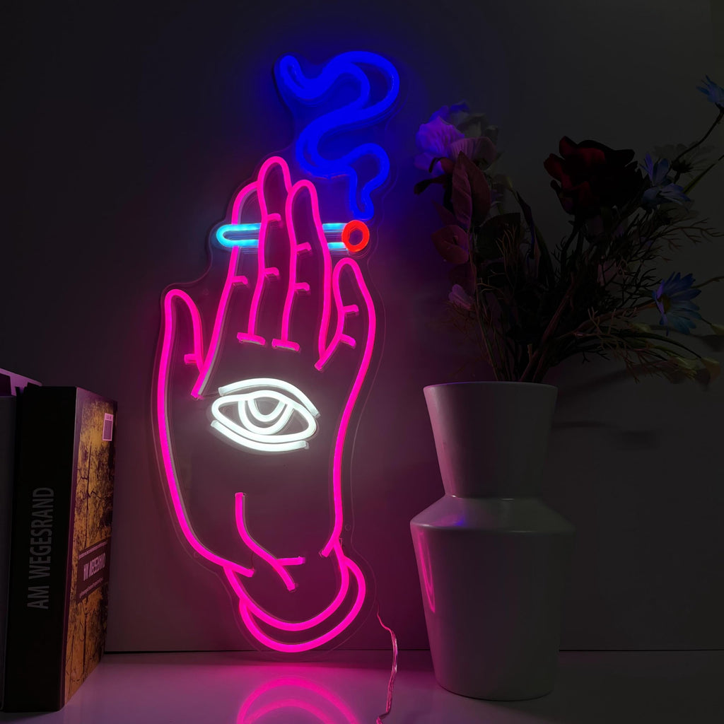 Neon Signs for Wall Decor,Light Up signs for Bedroom Game Room Party Club Decor,Battery box or USB Powered (Style A)