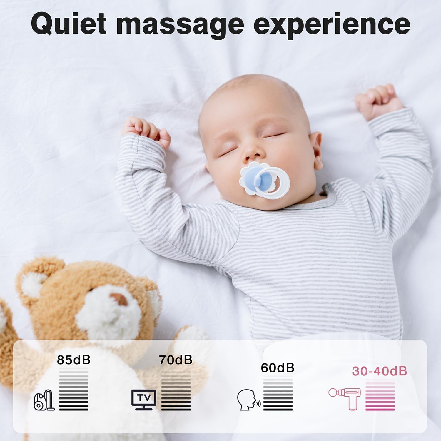 AS SEEN ON TIKTOK Massage Gun Deep Tissue for Pain Relief with 4 Massage Heads & 6 Speeds, Electric Mini Handheld Body Massager for Any Pain Relief, Best Gifts for Dad and Mom