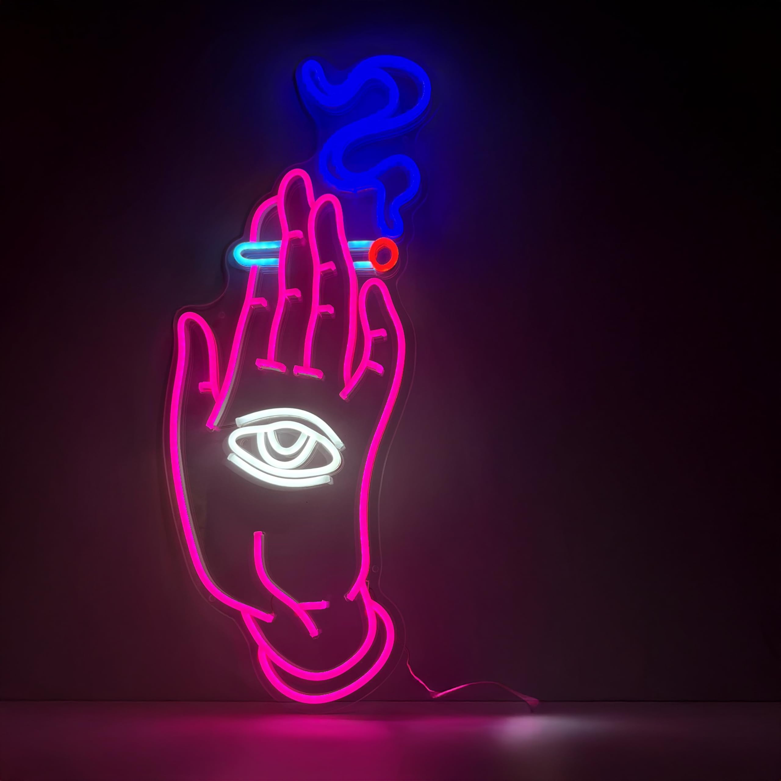 Neon Signs for Wall Decor,Light Up signs for Bedroom Game Room Party Club Decor,Battery box or USB Powered (Style A)