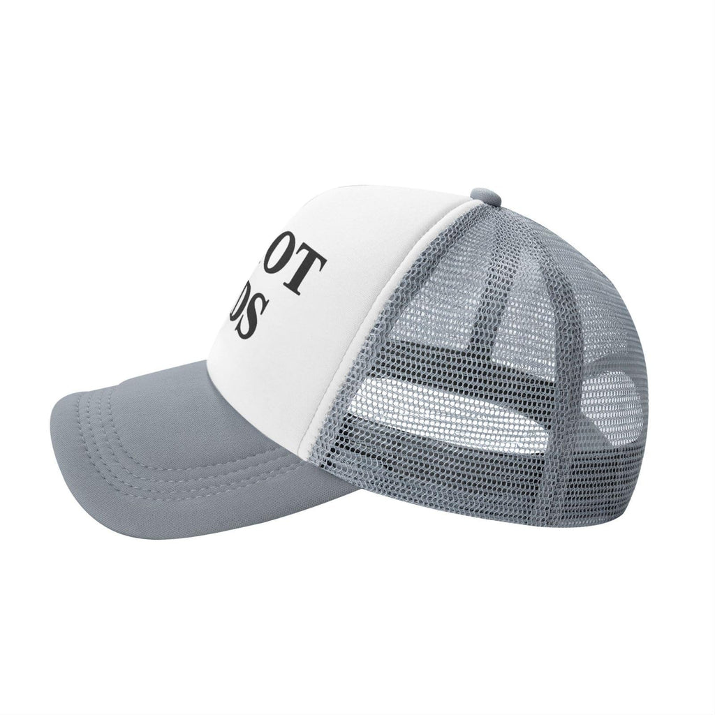 I Love Heart Hot Dads Funny Gag Trucker Hat for Adult Humor