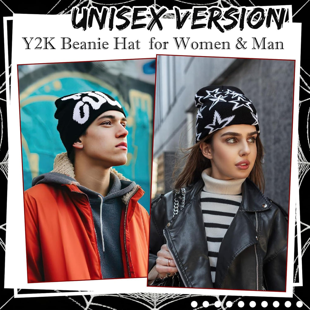 6 Pcs Beanies Spider Web