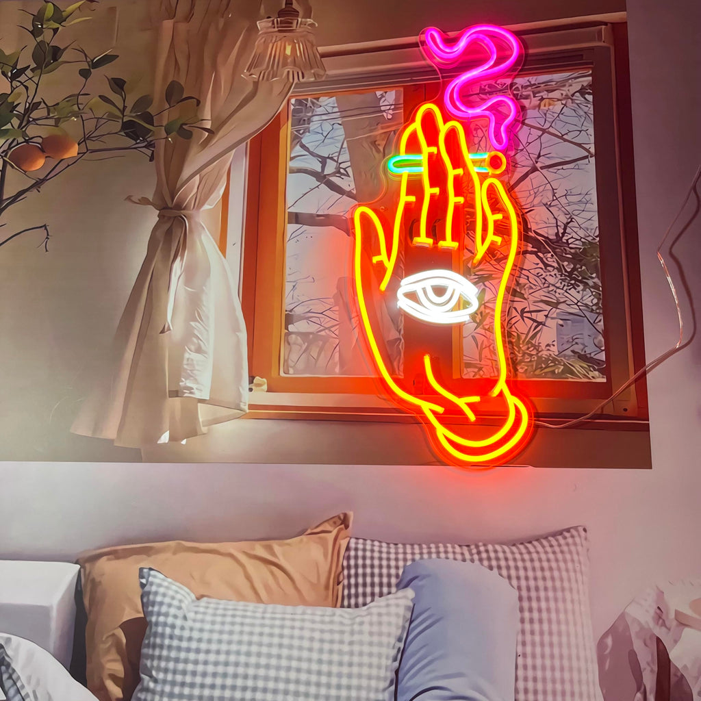 Neon Signs for Wall Decor,Light Up signs for Bedroom Game Room Party Club Decor,Battery box or USB Powered (Style A)