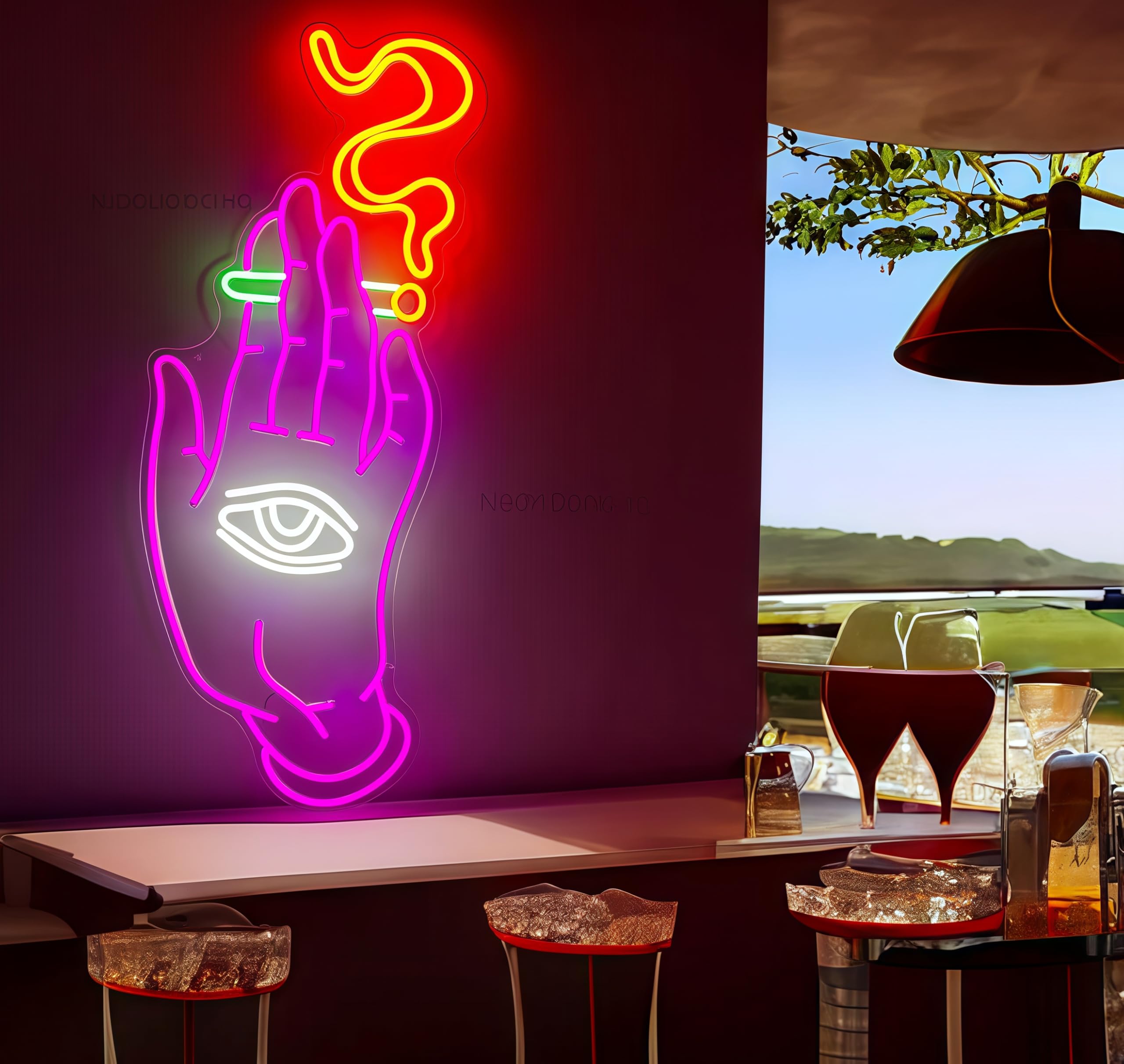 Neon Signs for Wall Decor,Light Up signs for Bedroom Game Room Party Club Decor,Battery box or USB Powered (Style A)