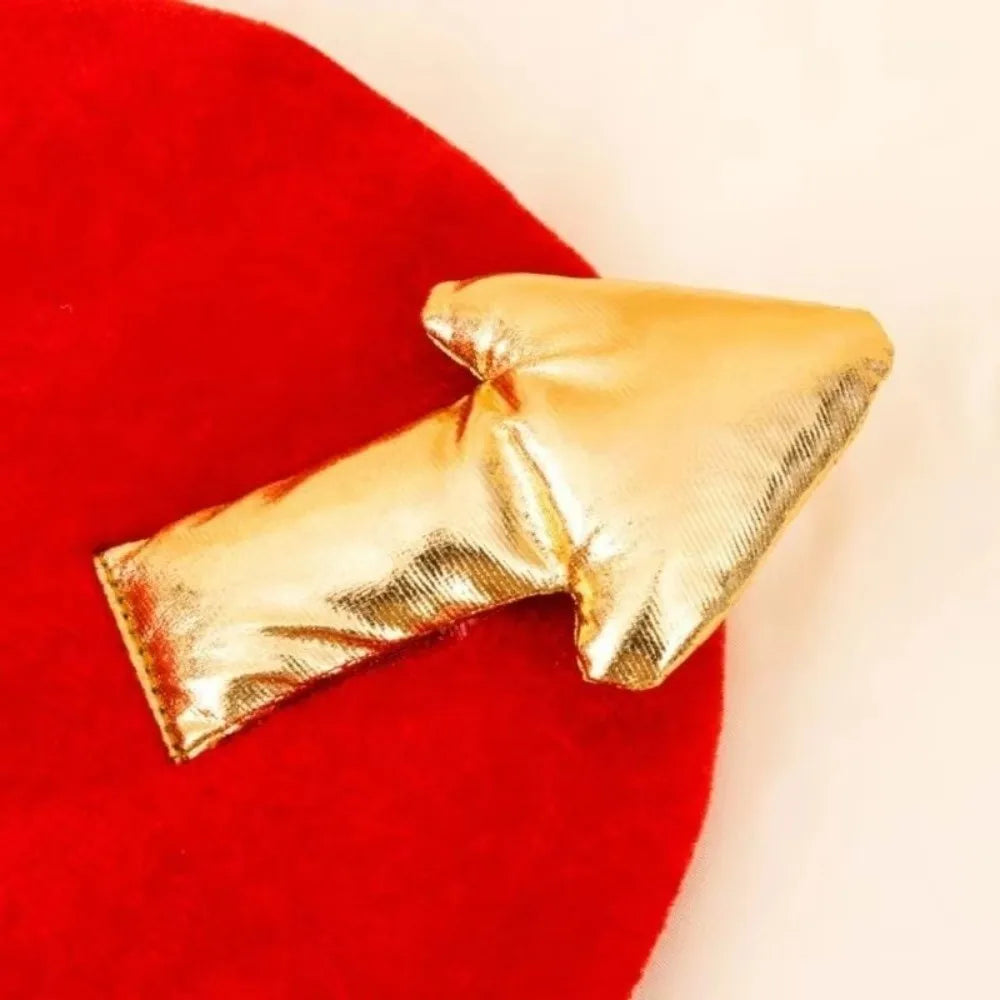 Red Heart Shaped Hat