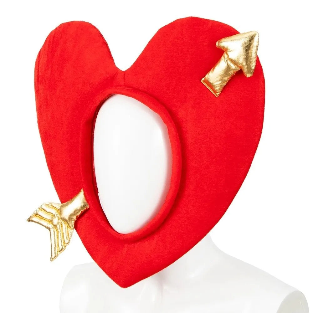 Red Heart Shaped Hat