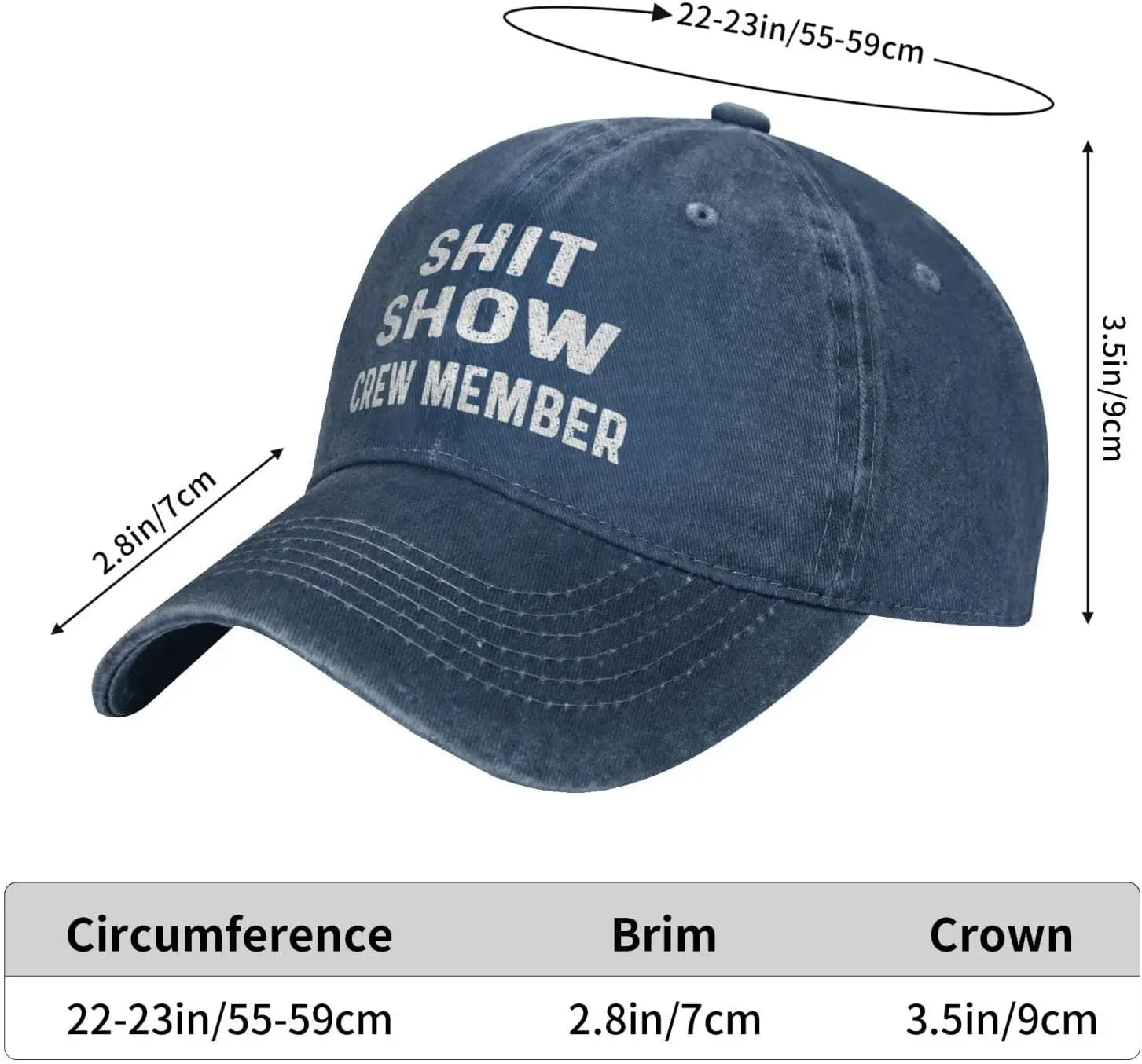 Funny Hat Shit Show Crew Member